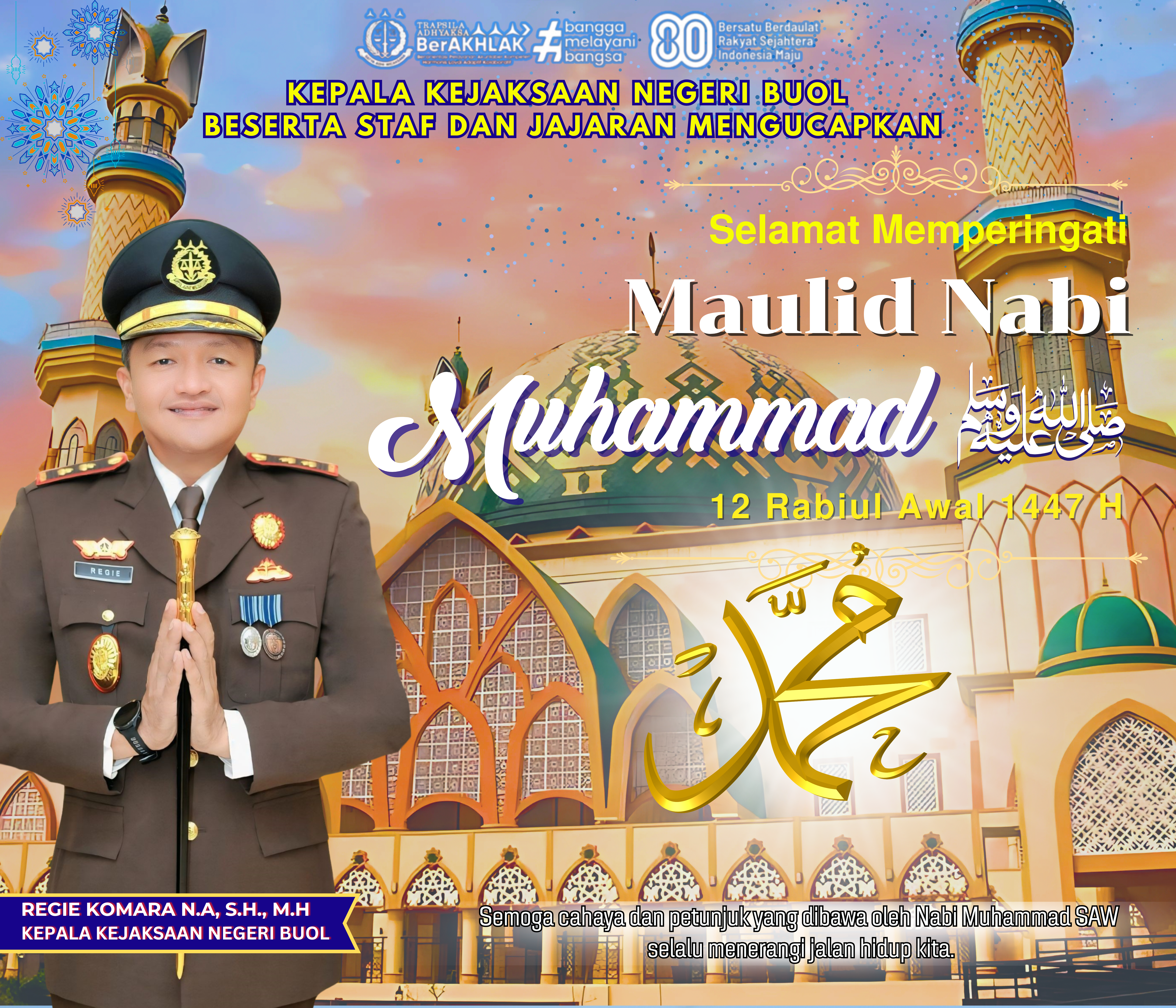 SELAMAT MEMPERINGATI MAULID NABI MUHAMMAD SAW 12 RABIUL AWAL 1447 H
